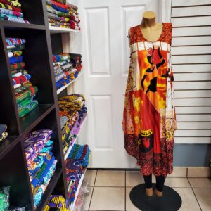 Patterend ankara dress