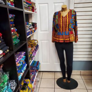 Multicolor dashiki shirt