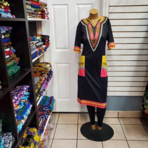 Dark side pocketed danshiki dress