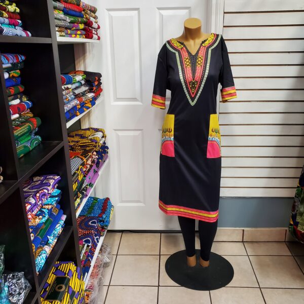 Dark side pocketed danshiki dress