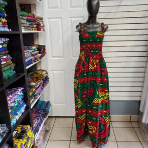 Multicolor Ankara dress